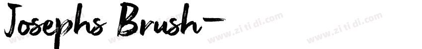 Josephs Brush字体转换